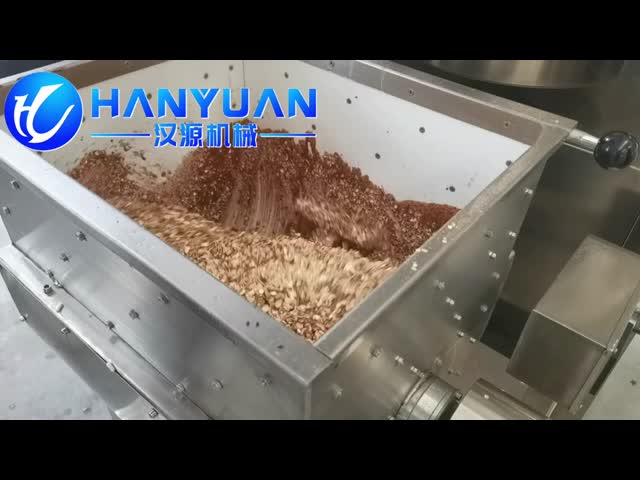 Línea de producción de barras de avena El video