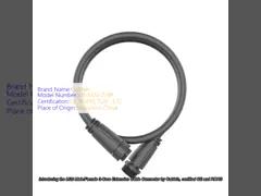 M20 3 Core Extension Cable Connector Waterproof Solar Photovoltaic Livestock