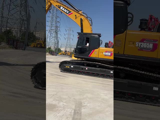 Sany SY365H Excavator Used Isuzu Engine Quality Engineering Construction Equipment