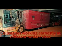 Cummins KTA38-GA 750kva 600kw Ντίζελ σε αναμονή γεννήτρια Gensets σιωπηλή