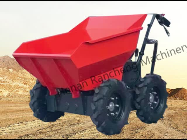 6.5馬力ガソリンエンジン搭載 ミニダンプトラック 300kg積載 4WD
