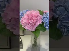 Fiori di ortensia biomimetici, fiori simulati, tocco idratante, bouquet di ortensia, decorazioni per il tavolo da pranzo del soggiorno, decorazioni per i fiori di nozze