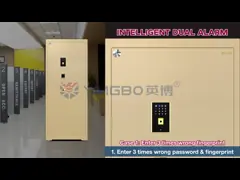 H1880mm ঘন অফিস সিকিউর বক্স ডাবল সারি অ্যান্টি-বিস্ফোরণ লক ডাবল বুদ্ধিমান এলার্ম