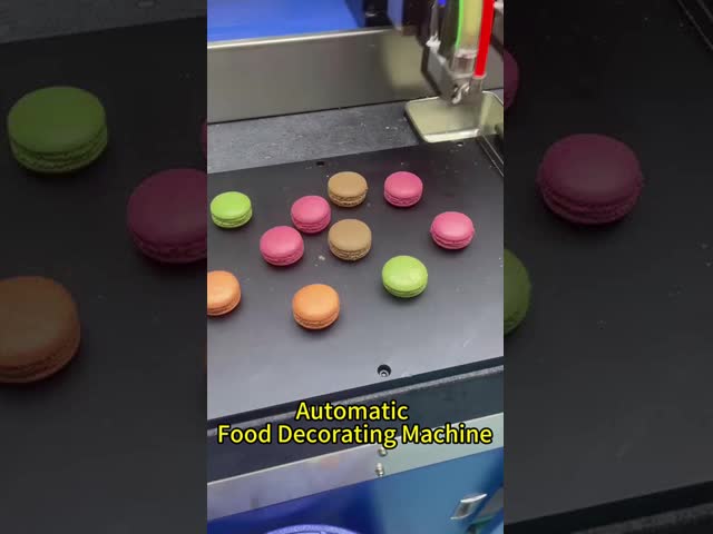 Auto Chocolate Decorating Machine Flowing Liquid Candy Syrup Jam Laminating Machine