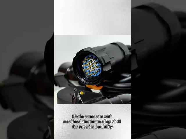 19-Pin Socapex Extension Cable with 6-Way Break-Out 16A Power Cable Assembly Stage Lights LED Moving Head Connectors