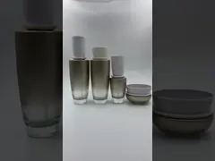 Lotion Bottle Cosmetic Bottle with Pump and Cap Cream Jar Cosmetic Packaging OEM