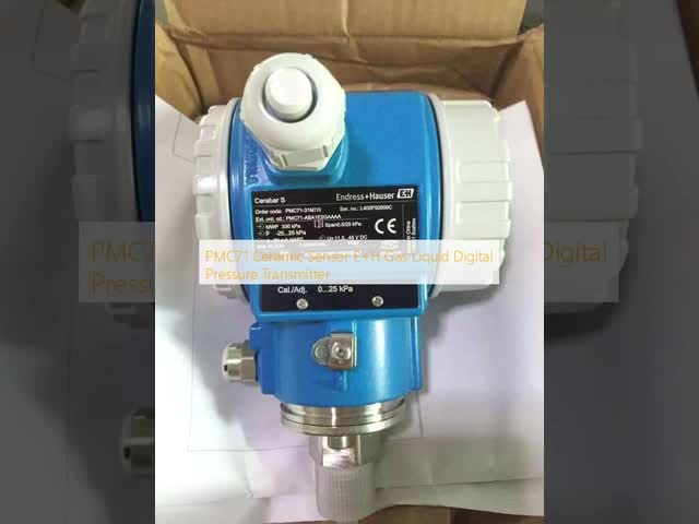 ガスまたは液体での測定のための,油のないセラミックセンサーPMC71