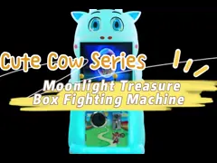 Cute Cow 2 joueurs jeu d'arcade God Fighting Machine pour enfants 19 pouces