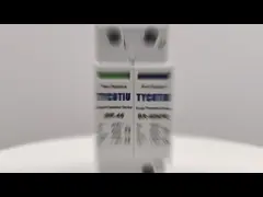 TVSS 150V/275V/320V/385V/440V 40KA Din Rail Power Lightning Protection Surge Arrester Single Phase