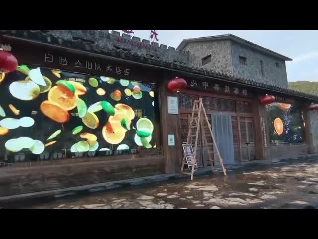 透明ホログラフィックLEDスクリーン P6.25、Colorlight制御システム搭載