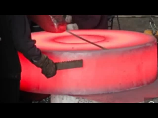 Customized Free Forged Crane Wheel Hub For Heavy Duty Port