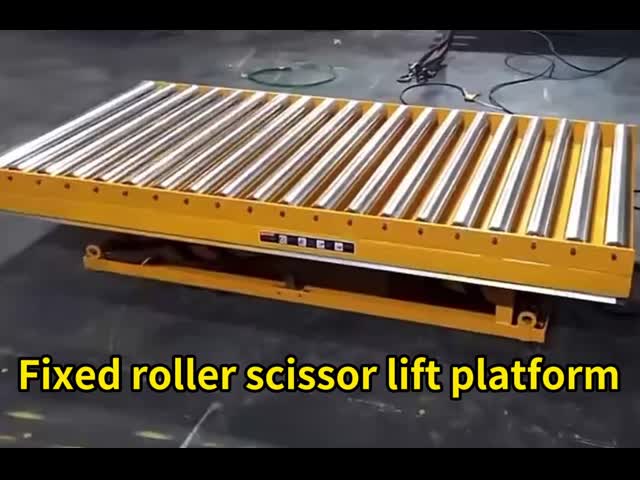 Electric Fixed Scissor Lift Material Holder Upright Platform 1m 2m 3m ODM