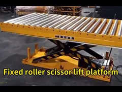 Electric Fixed Scissor Lift Material Holder Upright Platform 1m 2m 3m ODM