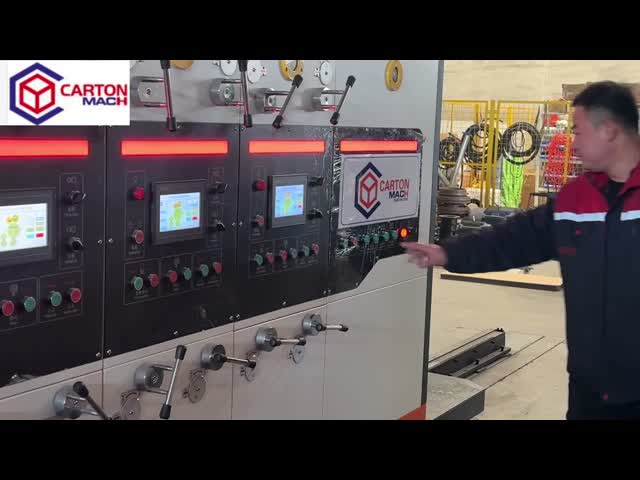 Flexo печатая прорезающ рифленую машину коробки коробки