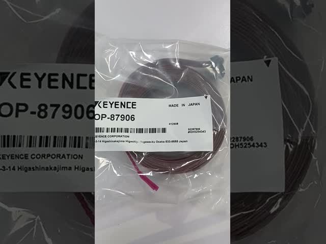 OP-87906 Keyence Inspection System Industrial Automation Shielded Quick Connect Cord