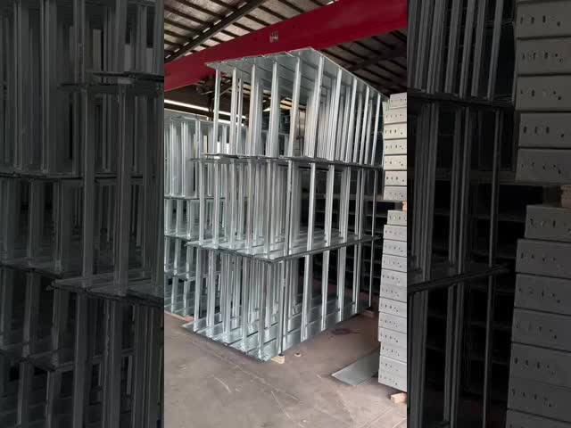 Corrosion Resistant Hdg Cable Tray Perforated Metal Cable Tray 50-1200mm Width