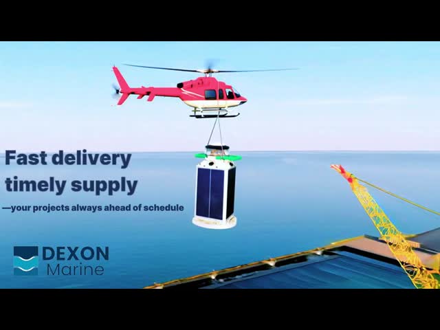 All In One 5-8nm Visibility AIS Solar Marine Lanterns LED Navigation Lantern IP68 Waterproof