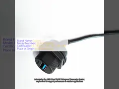 Panel Mount USB RJ45 Waterdicht Connector Socket Of Network Crystal Equipment System