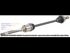 1643301901 Transmission Parts Driveshaft