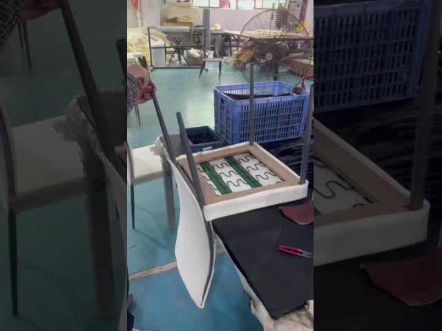 フーペング リビング ベンチ 布カバー 粉末 コーティング フレーム 110*38*44CM