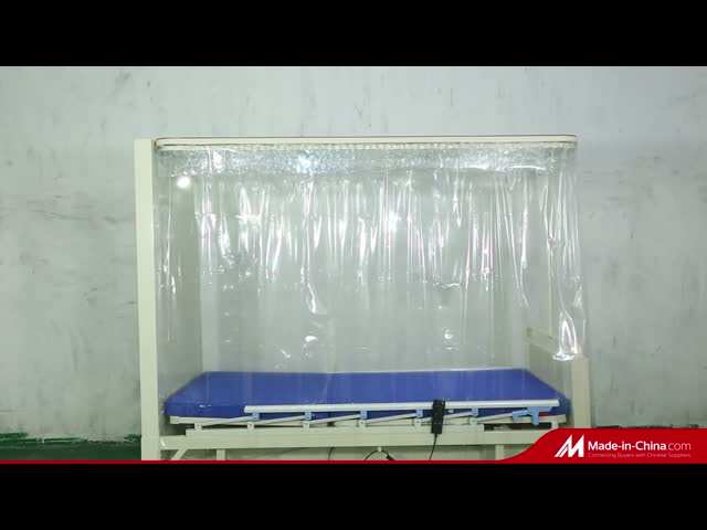 Hospital Isolation Electric Medical Bed Equipment With Air Purify Ventilator OEM