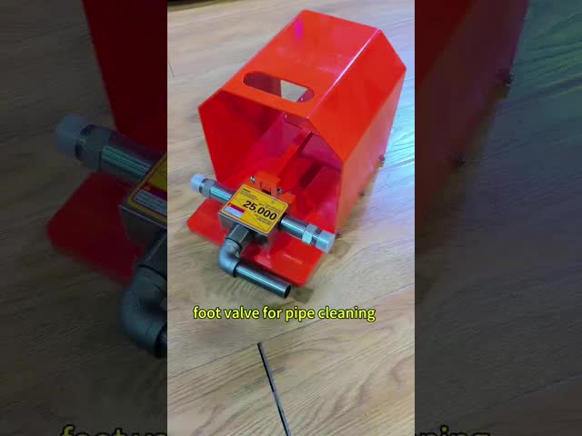 25000psi High Pressure Jet Water Pump Foot Valve Foot Pedal For Industrial Pipe Cleaning