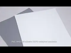 PVC Single Ply Waterproof Membrane Sheet Fleece Backed Top-notch Solution for Flat Roofing Needs