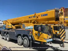 XCMG 2017 de 75 t de caminhão de guindaste confiável com boa condição para venda quente