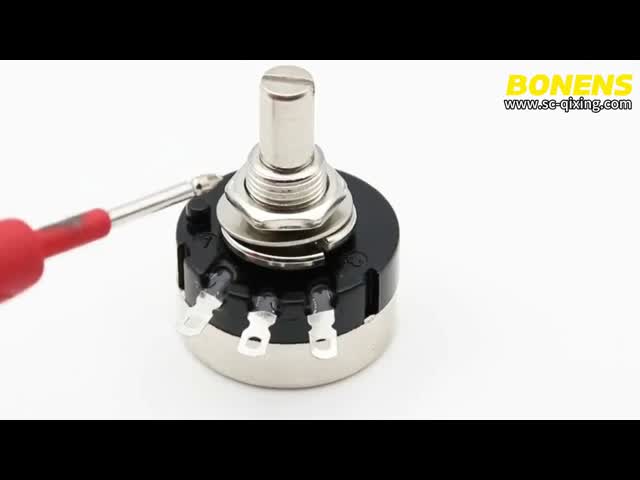RV24YN20S 炭素フィルム調節可能な単回転ポテンチオメーター回転変数抵抗器