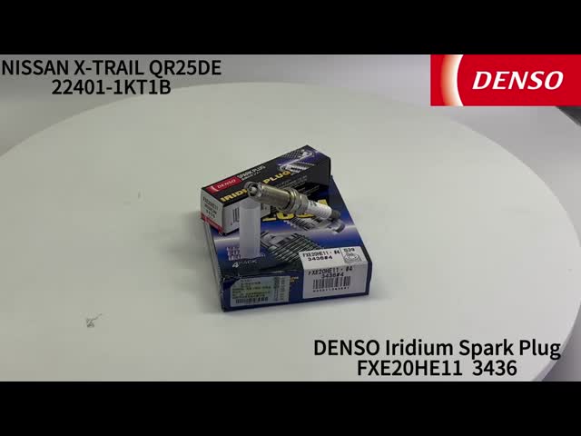 FXE20HE11 3436 DENSO イリジウムスパークプラグ NISSAN TEANA/X-TRAIL QR25DE 22401-1KT1B