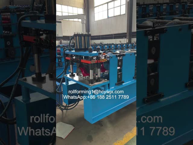3 Phase 400mm Color Steel Sheet Cap Forming Machine / Roll Form Equipment