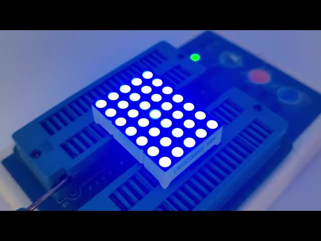 3mm DOT Matrix LED Display 5 X 7 for Digital Time Zone Clock Indicator