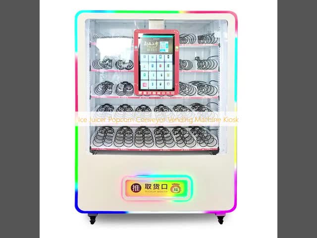 氷のジューサーのポップコーンのコンベヤーの自動販売機のキオスク