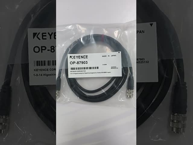OP-87903 Keyence Inspection System High Flex Robotics Anti EMI Shielded Quick Lock Cord