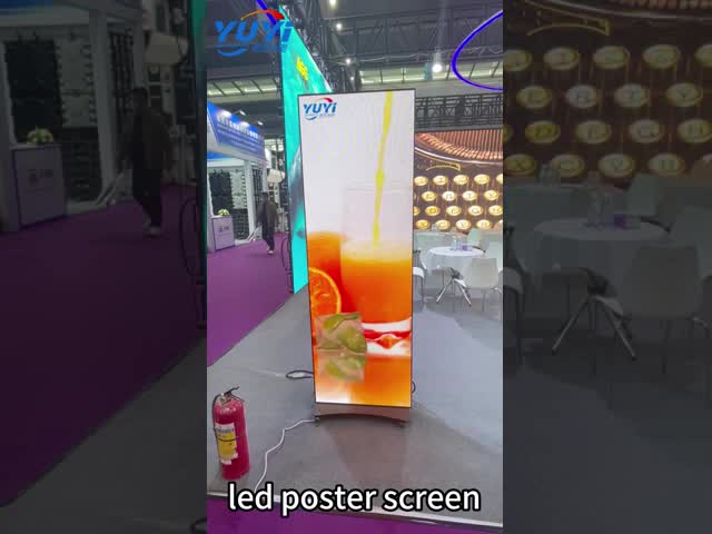 室内用LEDポスターディスプレイP2 携帯型デジタル広告ディスプレイ