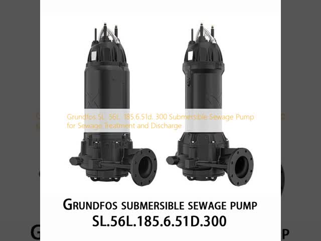 グランドフォス SL. 56L. 185.6.51d. 300 下水処理および排水のための水浸し式下水ポンプ