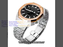 Custom Ga2100 Modification Stainless Steel Watch Case For G Shock Ga 2100 Metal Strap