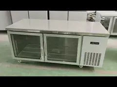 Under Counter Refrigerator for Restaurant Commercial Worktable with Glass Door
