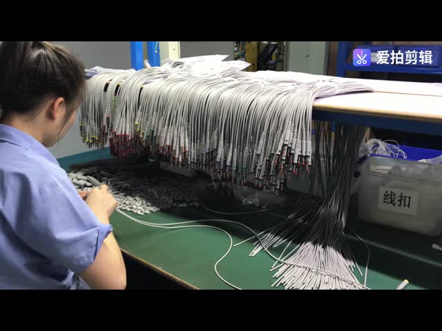 Mindray Edan Bolight GE 6 Pin Medical Ecg EKG Cable With Snap / Grabber 3 Leads 5 Leads 4.0 Banana IEC AHA ECG Patient Cable