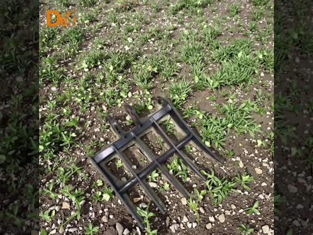 0.8T To 1.5T Excavator Parts Small Rake Attachment Agricultural Digger Rake