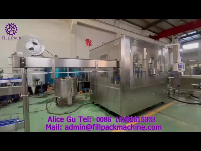 防腐剤によって殺菌する充填機ペット炭酸飲料/ガス水Monoblock