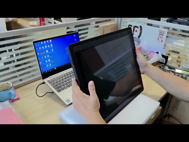 19インチ組込みPCAPタッチスクリーンモニター、1280x1024ピクセル解像度、HDMI/VGA入力、USB-Bタッチ