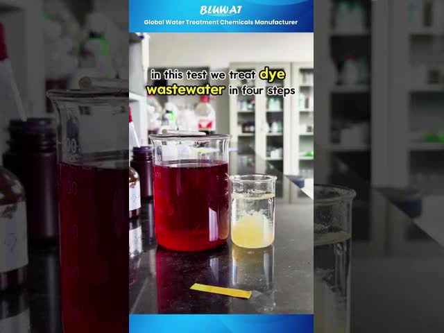 ケニアの砂糖精製工場と皮革製皮工場用 環境に優しい水消色剤