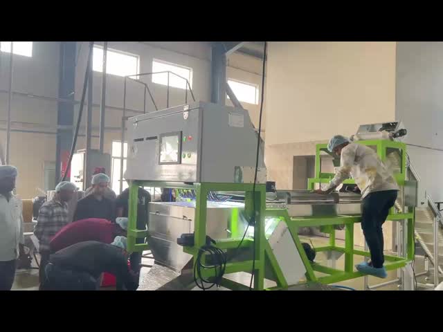 プロピーナッツ色ソート機 ピーナッツを剥がす CCD色ソート機
