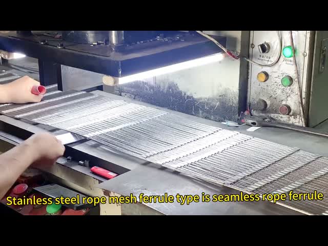 316L Stainless Steel Rope Mesh Netting Bird Netting Wire Mesh Flexible 7*7 Or 7*19 Wire Structure