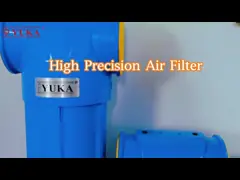 Cartridge Structure Activated Carbon Compressed Air Filter 99.99% Filtration Efficiency 6000-8000 Hours Serve Life