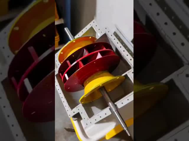 オーダーメイド 遠心風扇 オーダーメイド 工業風扇 特定の空気流圧と温度要求のために ビデオ