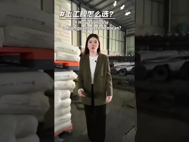 高密度ポリエチレン 滑らかなHDPE 地膜 密封池,埋立地の防水壁