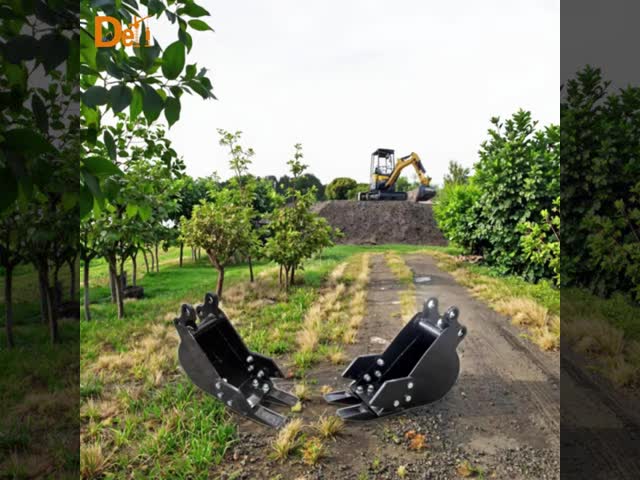 Mini Excavator Parts Hydraulic Micro Digger Buckets For Renovation Construction