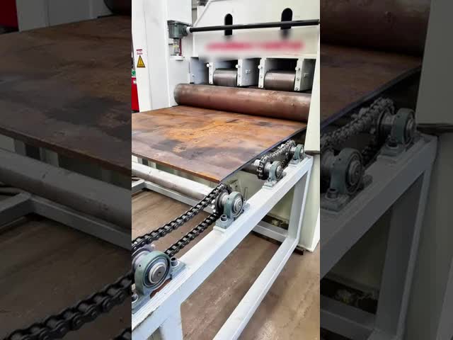 Electric 6mm Steel Plate Flattening Machine For Flat Metal Pipes And Components